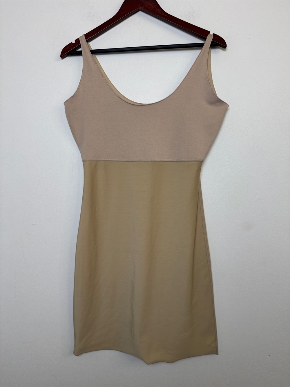 SPANX Two-Tone Beige shapewear dresssz L